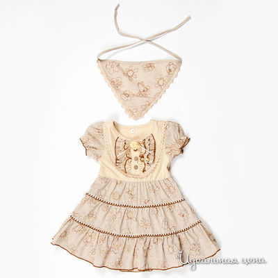 Платье Best for kids, цвет цвет бежевый