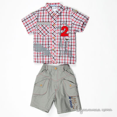 Костюм Best for kids, цвет цвет красно-серый