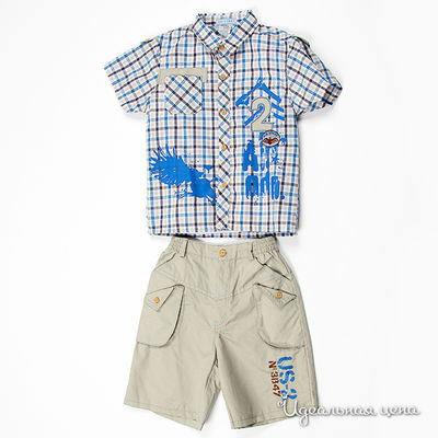 Костюм Best for kids, цвет цвет синий-серый