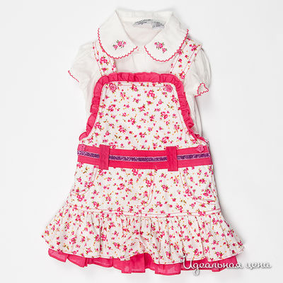 Платье Best for kids, цвет цвет белый / голубой