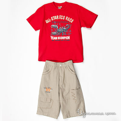 Костюм Best for kids, цвет цвет красный / бежевый