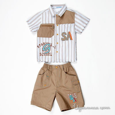 Костюм Best for kids, цвет цвет белый / коричневый
