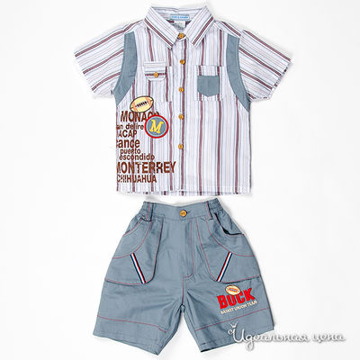 Костюм Best for kids, цвет цвет бордовый / серый