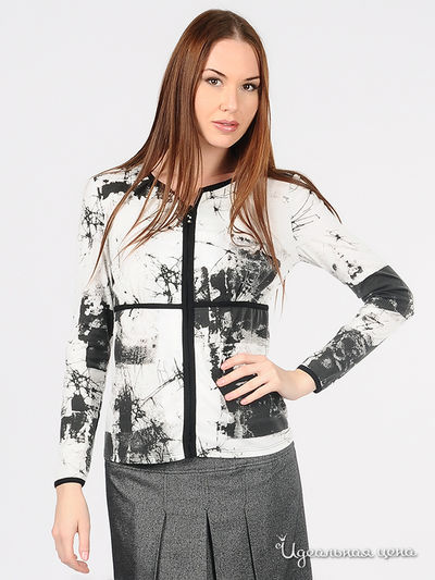 Жакет Valeria Lux, цвет цвет белый / черный