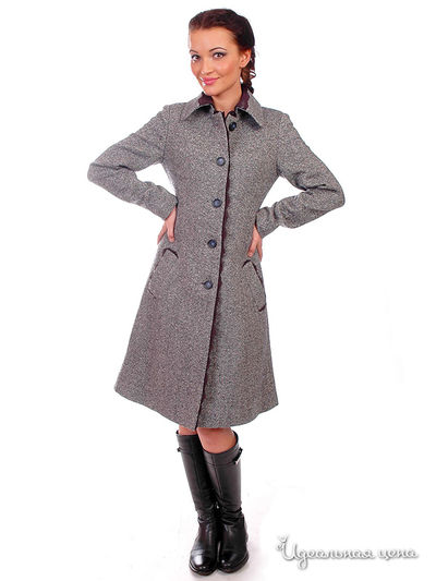 Пальто Spicery, цвет цвет черный / бежевый