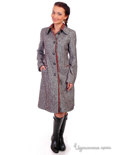 Пальто Spicery, цвет цвет шоколадный / коричневый