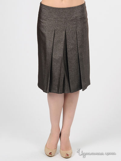 Юбка Valeria Lux, цвет цвет коричневый