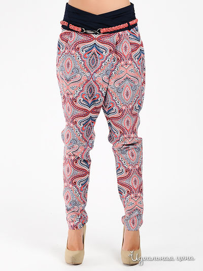 Брюки Mix Turkey, цвет цвет синий / красный