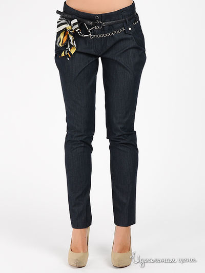 Брюки Mix Turkey, цвет цвет серо-синий