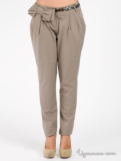 Брюки Mix Turkey, цвет цвет серо-бежевый