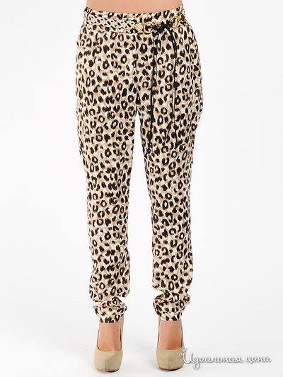 Брюки Mix Turkey, цвет цвет песочный / черный