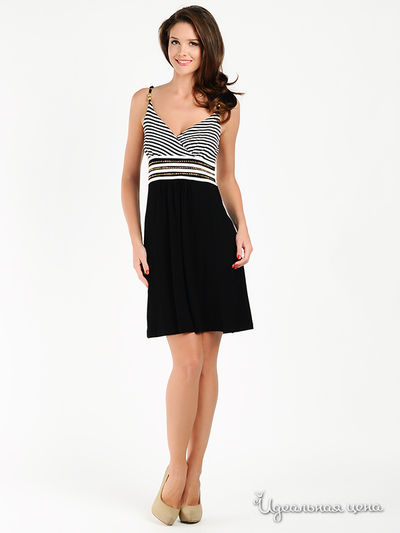 Сарафан Mix Turkey, цвет цвет черный / белый