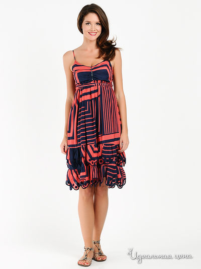 Платье Mix Turkey, цвет цвет синий / красный