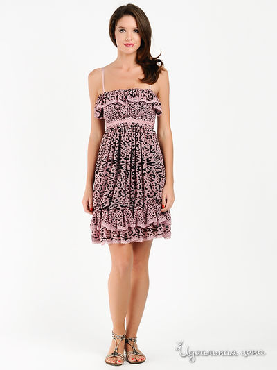 Платье Mix Turkey, цвет цвет розовый / черный