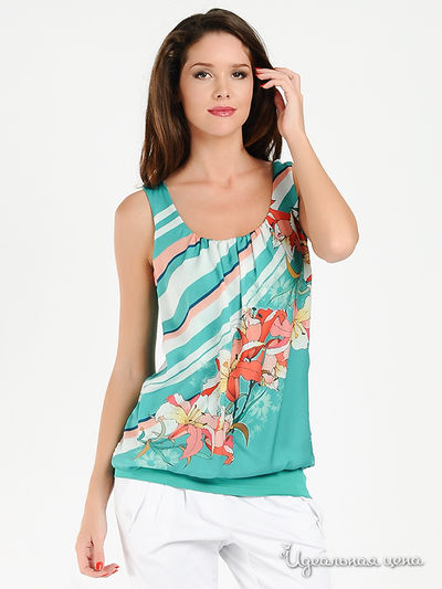 Топ Mix Turkey, цвет цвет зеленый