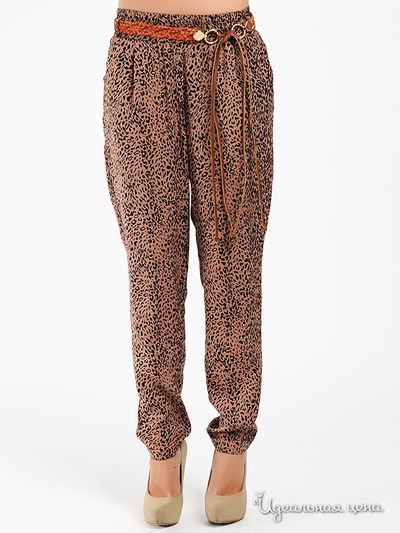 Брюки Mix Turkey, цвет цвет бежевый / коричневый