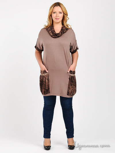 Платье Mix Turkey, цвет цвет коричневый