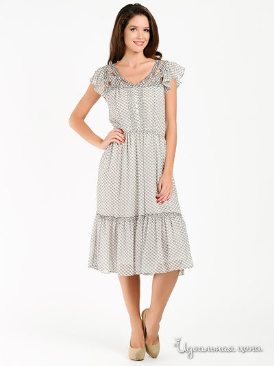 Платье Mix Turkey, цвет цвет бежевый / голубой