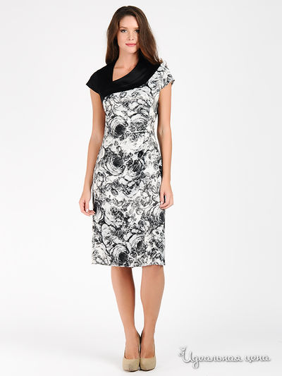 Платье Mix Turkey, цвет цвет черный / белый