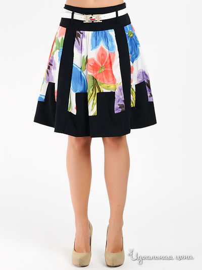 Юбка Mix Turkey, цвет цвет черный / синий