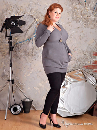 Туника Natura, цвет цвет светло-серый