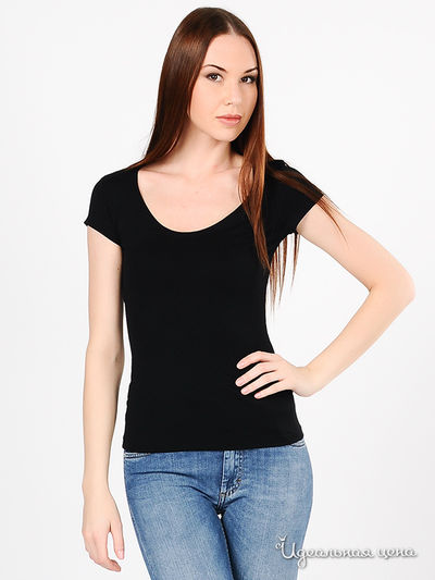 Футболка Angelina Dubrovskaya, цвет цвет черный