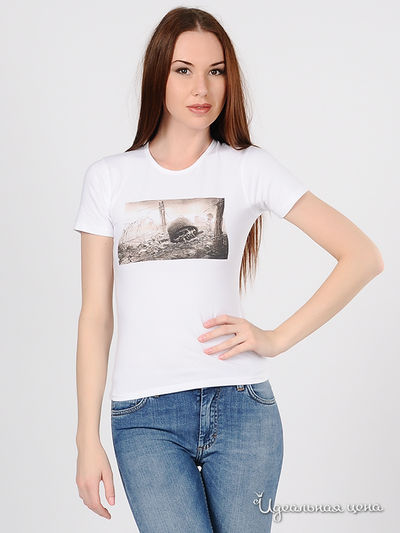 Футболка Angelina Dubrovskaya, цвет цвет белый