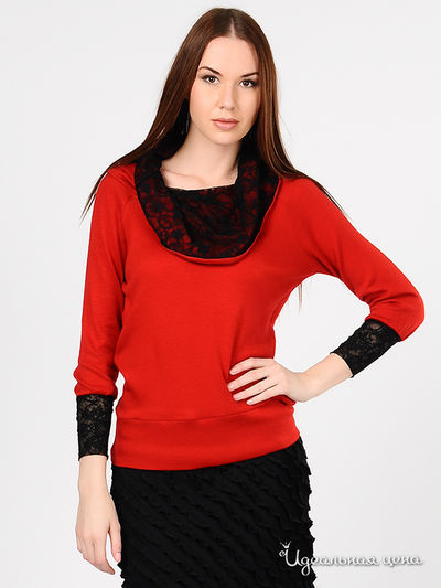 Джемпер Angelina Dubrovskaya, цвет цвет красный