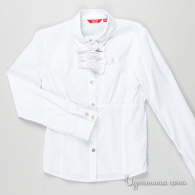 Блузка M&D school story, цвет цвет белый