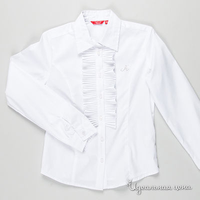 Блузка M&D school story, цвет цвет белый