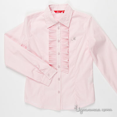 Блузка M&D school story, цвет цвет розовый