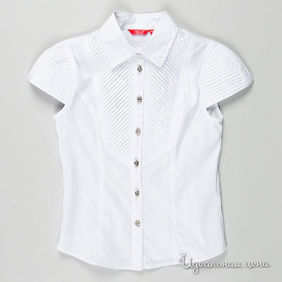 Блузка M&D school story, цвет цвет белый