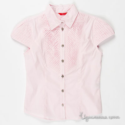 Блузка M&D school story, цвет цвет розовый