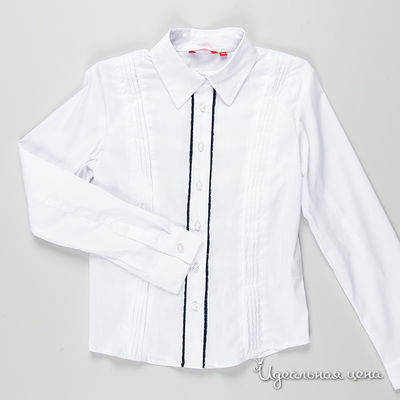 Блузка M&D school story, цвет цвет белый