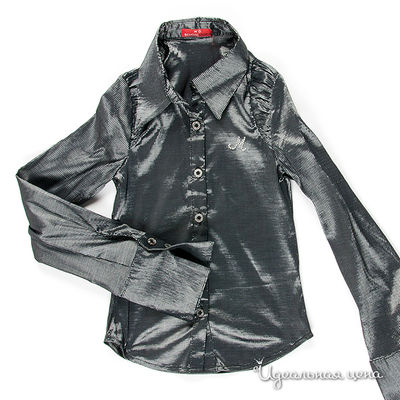 Блузка M&D school story, цвет цвет черный