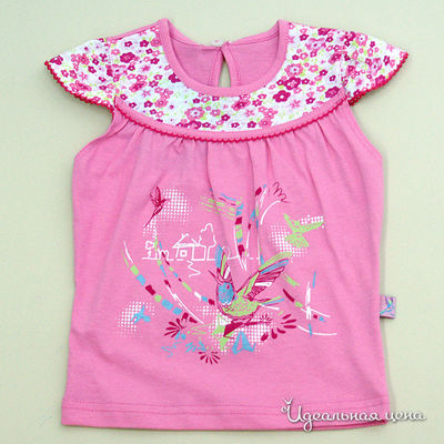 Топ Апрель, цвет цвет розовый / белый