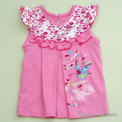 Топ Апрель, цвет цвет розовый / белый