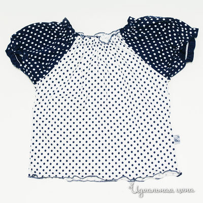 Футболка Апрель, цвет цвет синий / белый