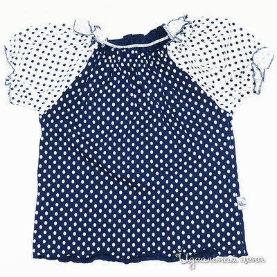 Футболка Апрель, цвет цвет синий / белый