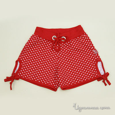 Шорты Апрель, цвет цвет красный / белый