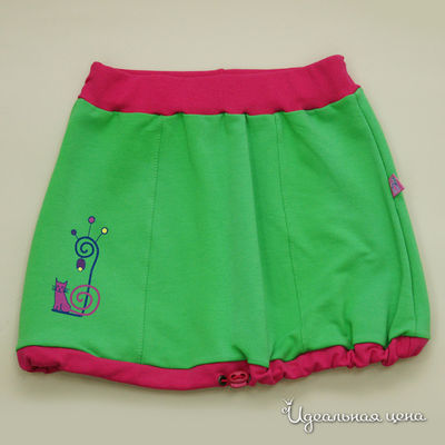 Юбка Апрель, цвет цвет зеленый / красный