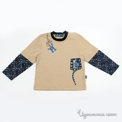 Джемпер Апрель, цвет цвет бежевый / синий