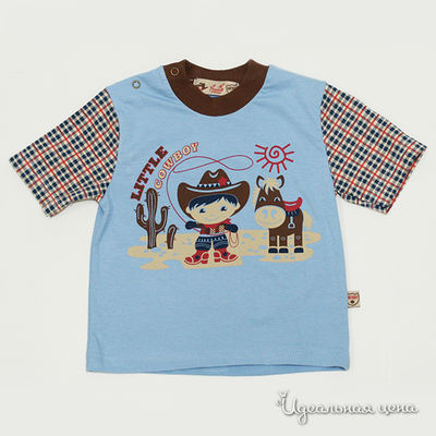 Футболка Апрель, цвет цвет голубой