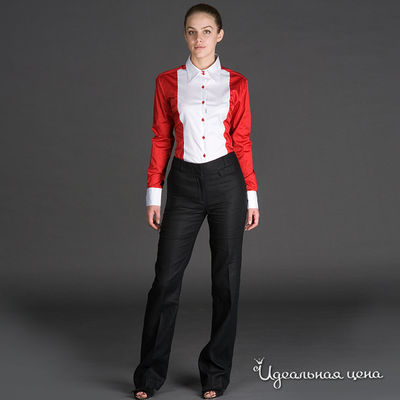 Рубашка Alonzo Corrado женская, цвет красный
