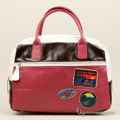 Сумка Fergi, цвет цвет винный / шоколадный / белый