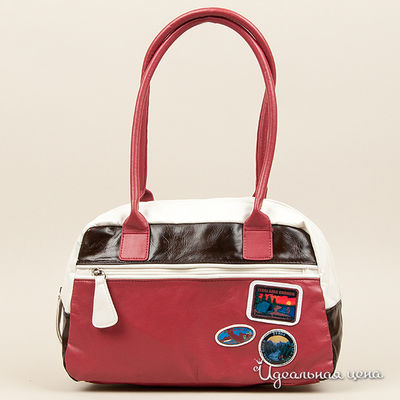 Сумка Fergi, цвет цвет винный / шоколадный / белый