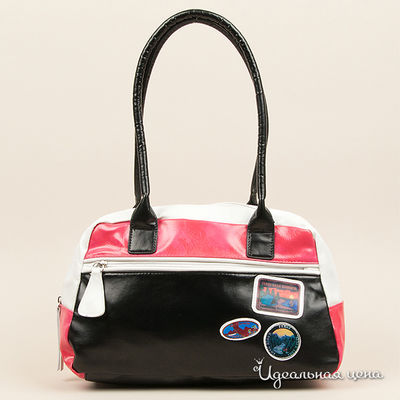 Сумка Fergi, цвет цвет черный / клубничный / белый
