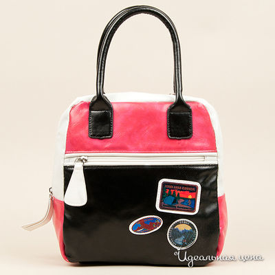 Сумка Fergi, цвет цвет черный / клубничный / белый