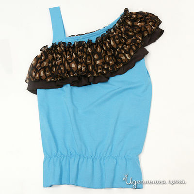 Топ Апрель, цвет цвет голубой