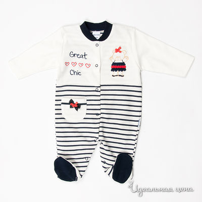 Комбинезон Baby Rose, цвет цвет синий / молочный